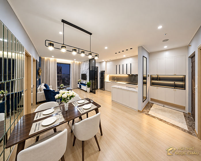 Mẫu Thiết kế nội thất đẹp Chị Phượng - Đồng cửu Dream town Bắc Giang